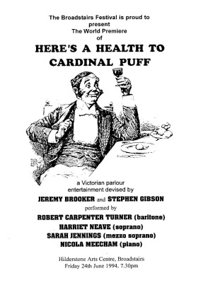 here's a health to cardinal puff